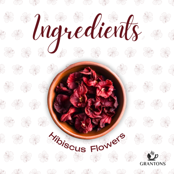 Hibiscus Flowers | Herbal Tea | 30 Teabags | 30 Cups - No Calories, 100% Natural - Image 4